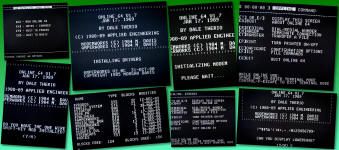 AE OnLine 64 for DataLink modem on Apple II Plus