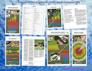 Apple II Plus (Europlus) brochures - 1981 UK