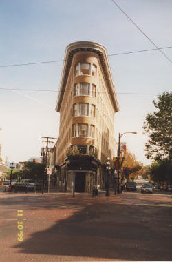 Hotel Europe in Vancouver (Flatiron Building) - October 1999