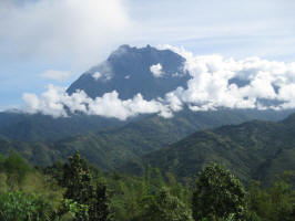 Mt Kinabalu in Borneo (4095 metres)
