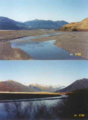 TranzAlpine scenic train trip (New Zealand South Island)&nbsp;- May 2000