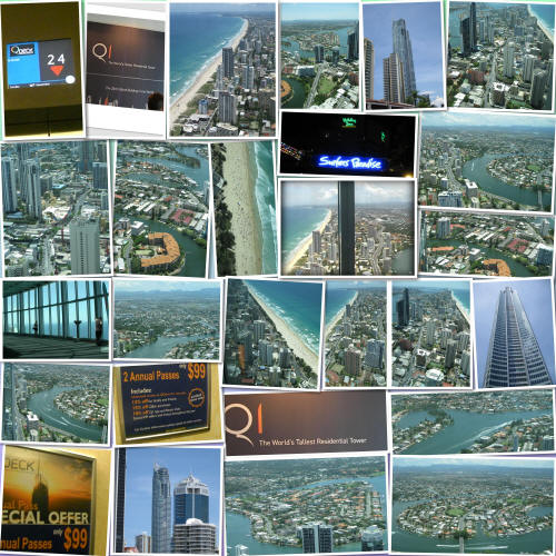 QDeck observatory photos - world's tallest residential tower (Surfers Paradise, Gold Coast)