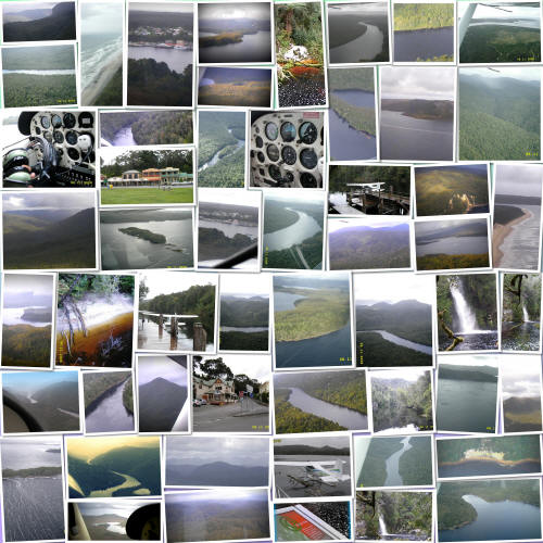 Franklin-Gordon Wild Rivers National Park scenic flight (Tasmania)