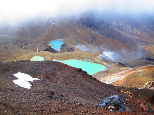 Mid-point of the Tongariro Alpine Crossing - May 2014 - cvxmelody photo