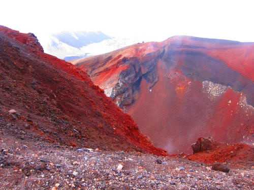 Mid-point of the Tongariro Alpine Crossing - May 2014 - cvxmelody photo