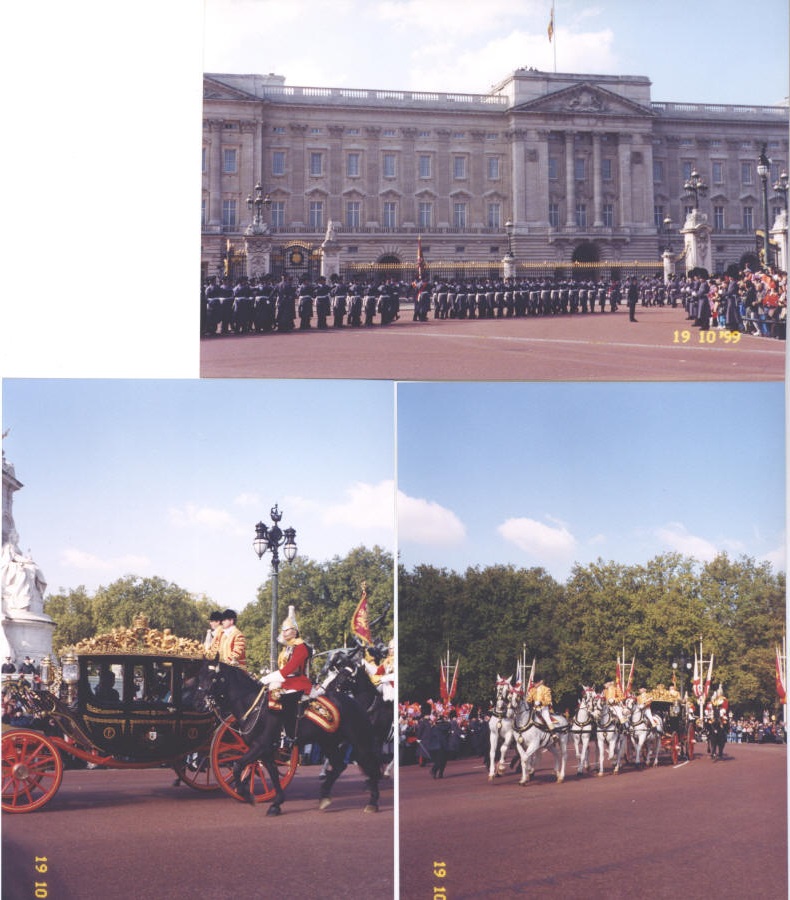 State Visit of China's President Jiang Zemin to the United Kingdom - Queen Elizabeth II and President Jiang Zemin ride the Australian State Coach to Buckingham Palace (October 19, 1999) - cvxmelody photos