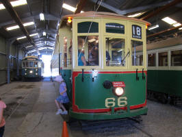 Perth Tram 66 - restored to its former glory at Whiteman Park (February 2013)